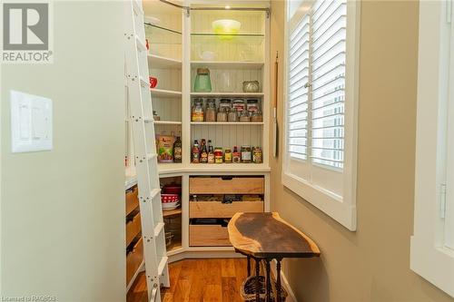 Walk In Pantry beside the Kitchen - 26 Green Cedar Drive, Stokes Bay, ON - Indoor