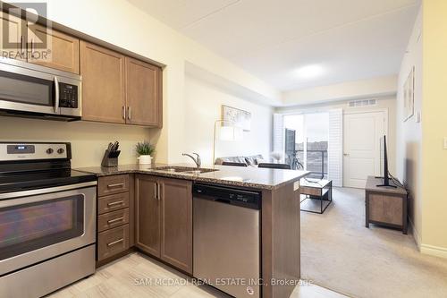 208 - 630 Sauve Street, Milton, ON - Indoor Photo Showing Kitchen With Double Sink