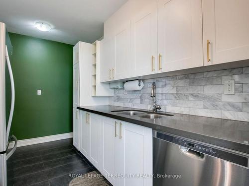 602-44 Longbourne Dr, Toronto, ON - Indoor Photo Showing Kitchen With Double Sink