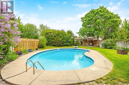 111 Rexway Drive, Halton Hills, ON - Outdoor With In Ground Pool With Backyard