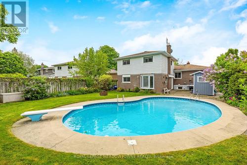111 Rexway Drive, Halton Hills, ON - Outdoor With In Ground Pool With Backyard With Exterior