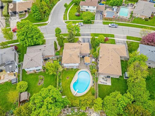 111 Rexway Drive, Halton Hills, ON - Outdoor With Above Ground Pool With View