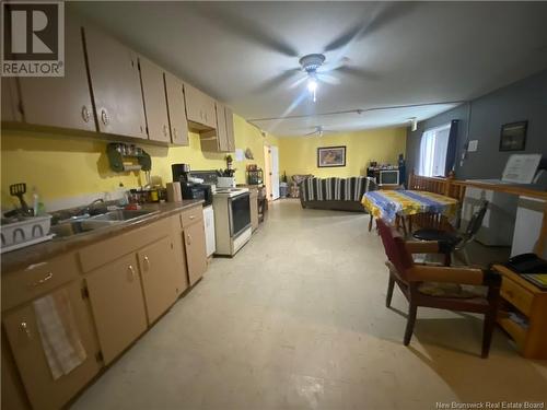 344 Main Street, Hartland, NB - Indoor Photo Showing Kitchen With Double Sink
