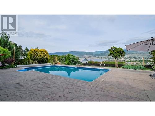1613 Sparton Drive, Penticton, BC - Outdoor With In Ground Pool With Backyard