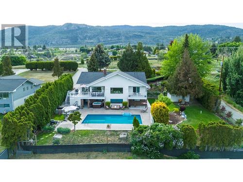 1613 Sparton Drive, Penticton, BC - Outdoor With In Ground Pool With View