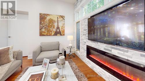 Living Room - 16 - 519 Riverside Drive, London, ON - Indoor With Fireplace