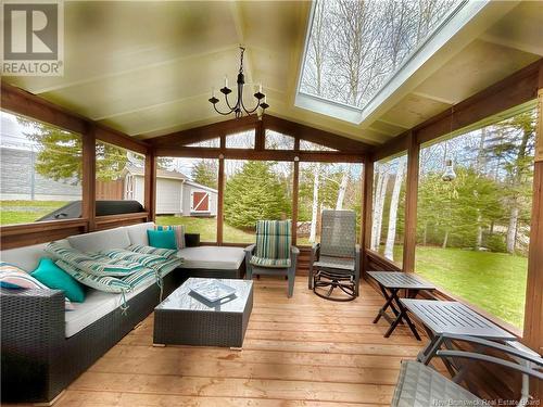 63 Du Portage Street, Caraquet, NB - Outdoor With Deck Patio Veranda With Exterior