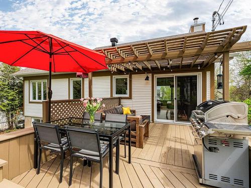 Patio - 195 Rue De Gatineau, Bromont, QC - Outdoor With Deck Patio Veranda With Exterior