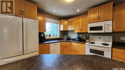 1239 Devonshire Drive, Regina, SK - Indoor Photo Showing Kitchen With Double Sink
