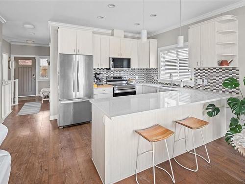 3008 Urban Creek Way, Langford, BC - Indoor Photo Showing Kitchen With Upgraded Kitchen