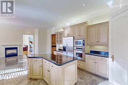 361 Spring Garden Avenue, Toronto, ON - Indoor Photo Showing Kitchen With Fireplace