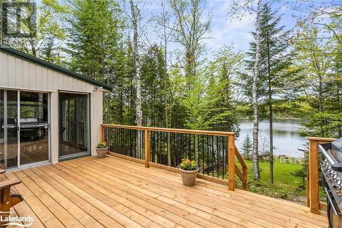 1099 Sharon Lake Drive, Minden, ON - Outdoor With Body Of Water With Deck Patio Veranda With Exterior