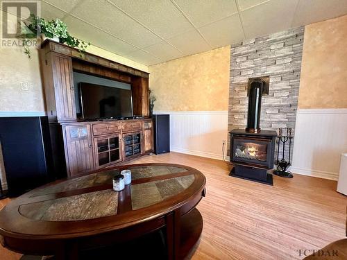177 Koivu Trl, Timmins, ON - Indoor Photo Showing Living Room With Fireplace