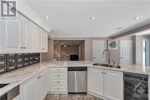 21 Pilon Street, Embrun, ON - Indoor Photo Showing Kitchen With Double Sink