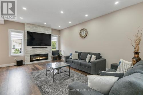 Living Room - 2335 Marcel Circle, London, ON - Indoor Photo Showing Living Room With Fireplace