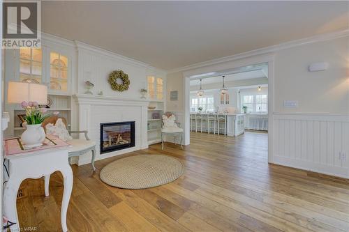 234 Concession 14 Road E, Flamborough, ON - Indoor Photo Showing Living Room With Fireplace