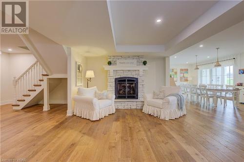 234 Concession 14 Road E, Flamborough, ON - Indoor Photo Showing Living Room With Fireplace