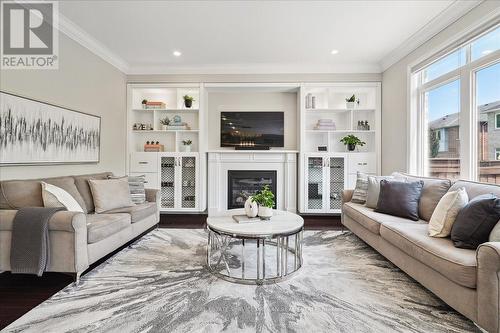 3316 Stalybridge Drive, Oakville (Palermo West), ON - Indoor Photo Showing Living Room With Fireplace