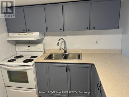 Bsmt - 1 Midden Crescent, Toronto (Willowridge-Martingrove-Richview), ON - Indoor Photo Showing Kitchen With Double Sink