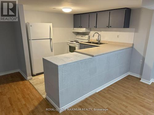 Bsmt - 1 Midden Crescent, Toronto (Willowridge-Martingrove-Richview), ON - Indoor Photo Showing Kitchen With Double Sink