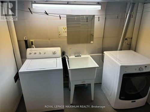 Bsmt - 1 Midden Crescent, Toronto (Willowridge-Martingrove-Richview), ON - Indoor Photo Showing Laundry Room