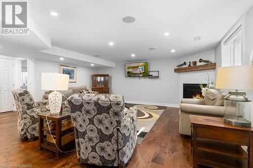 37 Grayview Drive, Markdale, ON - Indoor Photo Showing Other Room With Fireplace