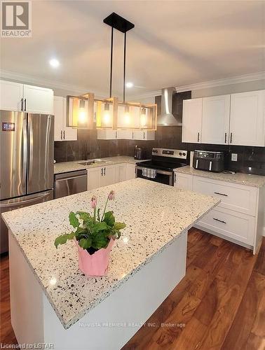 60 Fiddlers Green Road, London, ON - Indoor Photo Showing Kitchen With Upgraded Kitchen