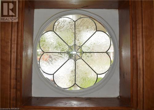 LEADED GLASS WINDOW - 412 Goderich St, Port Elgin, ON - Indoor Photo Showing Other Room