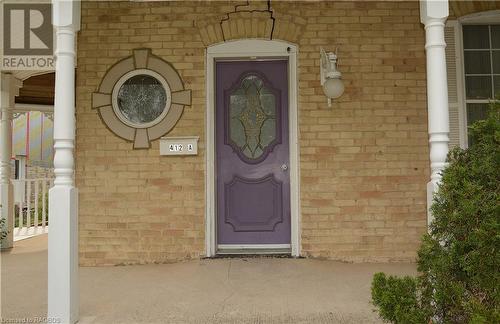 WELCOMING ENTRANCE - 412 Goderich St, Port Elgin, ON -  With Exterior