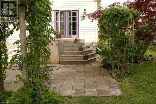 REAR ENTRANCE NICELY LANDSCAPED - 412 Goderich St, Port Elgin, ON - Outdoor