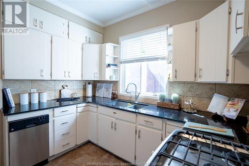 1168 Argyle, Windsor, ON - Indoor Photo Showing Kitchen With Double Sink