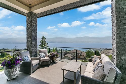 1296 Menu Road, West Kelowna, BC - Outdoor With Body Of Water With Deck Patio Veranda With View