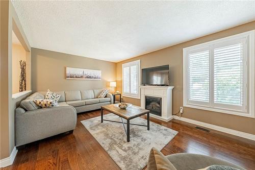 83 Forestgate Drive, Hamilton, ON - Indoor Photo Showing Living Room With Fireplace