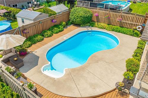 83 Forestgate Drive, Hamilton, ON - Outdoor With In Ground Pool With Backyard