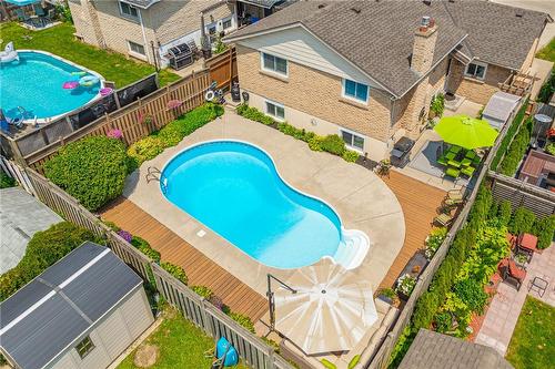 83 Forestgate Drive, Hamilton, ON - Outdoor With In Ground Pool