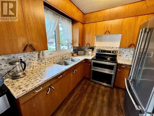 235 Patrick Street, Springside, SK - Indoor Photo Showing Kitchen With Stainless Steel Kitchen With Double Sink