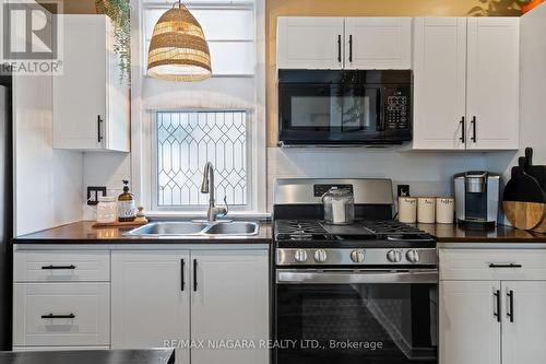 84 Steele Street, Port Colborne, ON - Indoor Photo Showing Kitchen With Double Sink