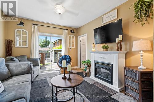 84 Steele Street, Port Colborne, ON - Indoor Photo Showing Living Room With Fireplace