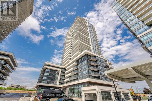 2506 - 1455 Celebration Drive W, Pickering, ON - Outdoor With Balcony With Facade