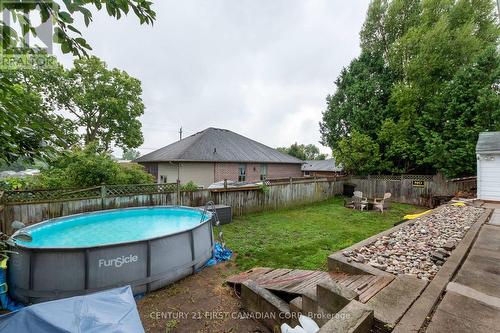 789 Walker Street, London, ON - Outdoor With Above Ground Pool With Backyard