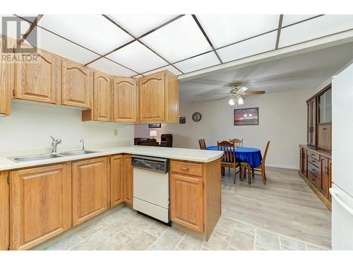 2110 Hoy Street Unit# 204, Kelowna, BC - Indoor Photo Showing Kitchen With Double Sink