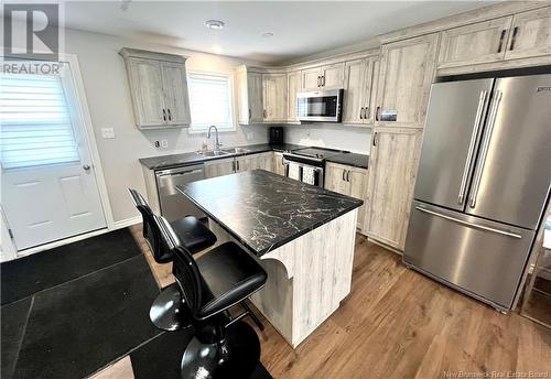 210 Rue Du Pêcheur Nord Unit# A-B, Lamèque, NB - Indoor Photo Showing Kitchen With Double Sink