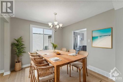 Dining room has been digitally staged to show effects of space - 2123 Grafton Crescent, Ottawa, ON - Indoor Photo Showing Dining Room