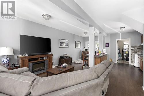 31 Pardee Ave, Sault Ste. Marie, ON - Indoor Photo Showing Living Room With Fireplace