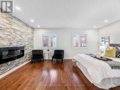 62 Landwood Avenue, Vaughan (Patterson), ON - Indoor Photo Showing Bedroom With Fireplace