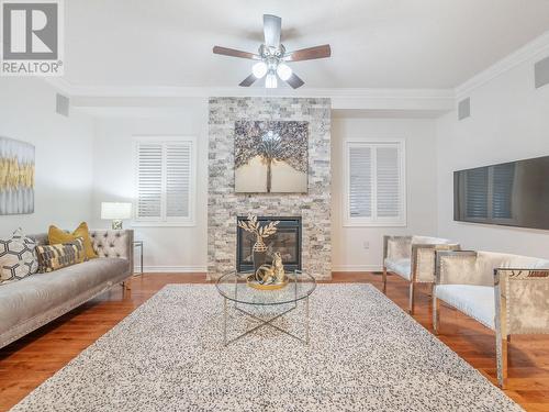 62 Landwood Avenue, Vaughan (Patterson), ON - Indoor Photo Showing Living Room With Fireplace