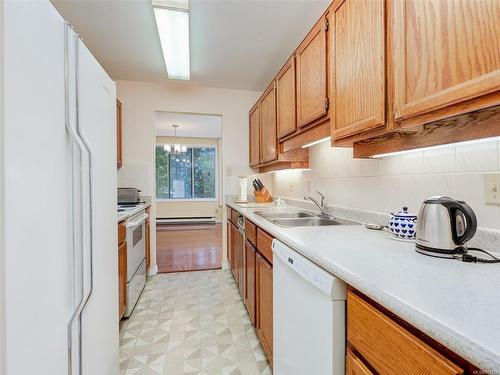 202-1204 Fairfield Rd, Victoria, BC - Indoor Photo Showing Kitchen With Double Sink