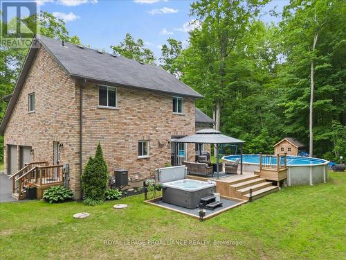 16 Oak Ridge Drive, Quinte West, ON - Outdoor With Above Ground Pool With Deck Patio Veranda With Exterior