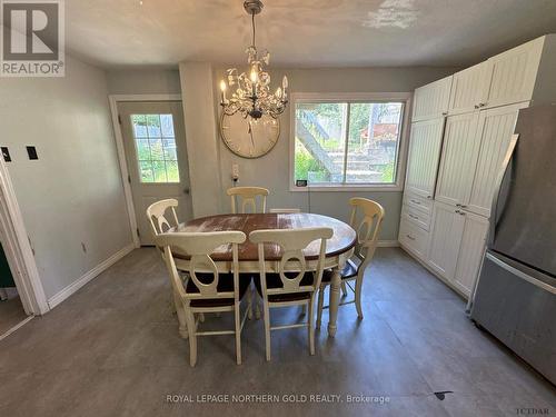 638 Government Road W, Kirkland Lake, ON - Indoor Photo Showing Dining Room