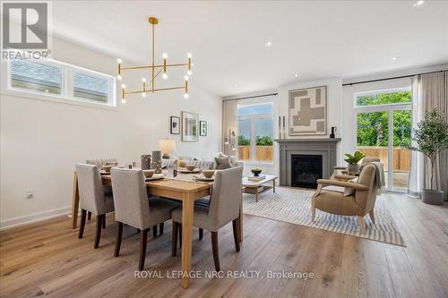 7 Beachwalk Crescent, Fort Erie, ON - Indoor Photo Showing Dining Room With Fireplace